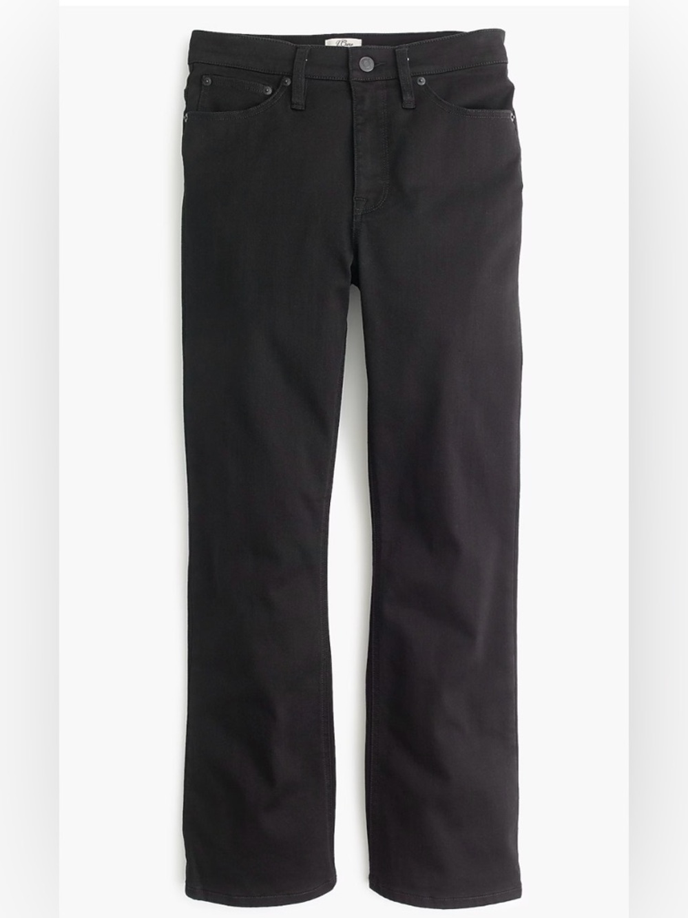 Jcrew Demi Black Boot Cut cropped Jeans